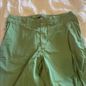jcrew men’s khaki pants green 33x32